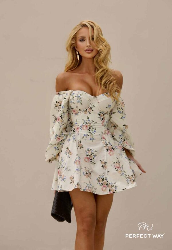 vestido feminino curto estampado perfect way vestido feminino curto estampado perfect way